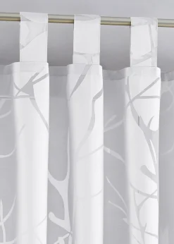 Voilage à motif dévoré (1 pce)