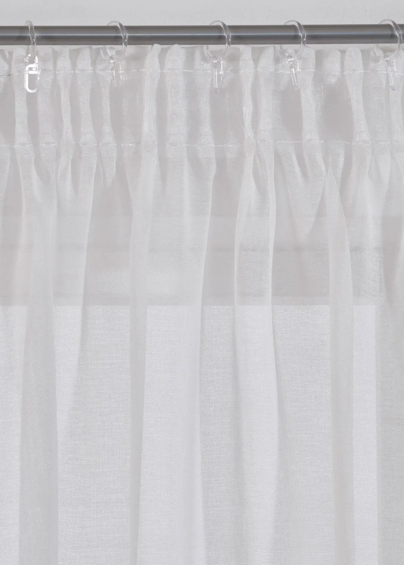 Voilage (1 pce.) à imprimé fleurs contenant du polyester recyclé