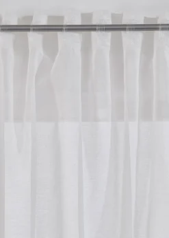 Voilage (1 pce.) à imprimé fleurs contenant du polyester recyclé