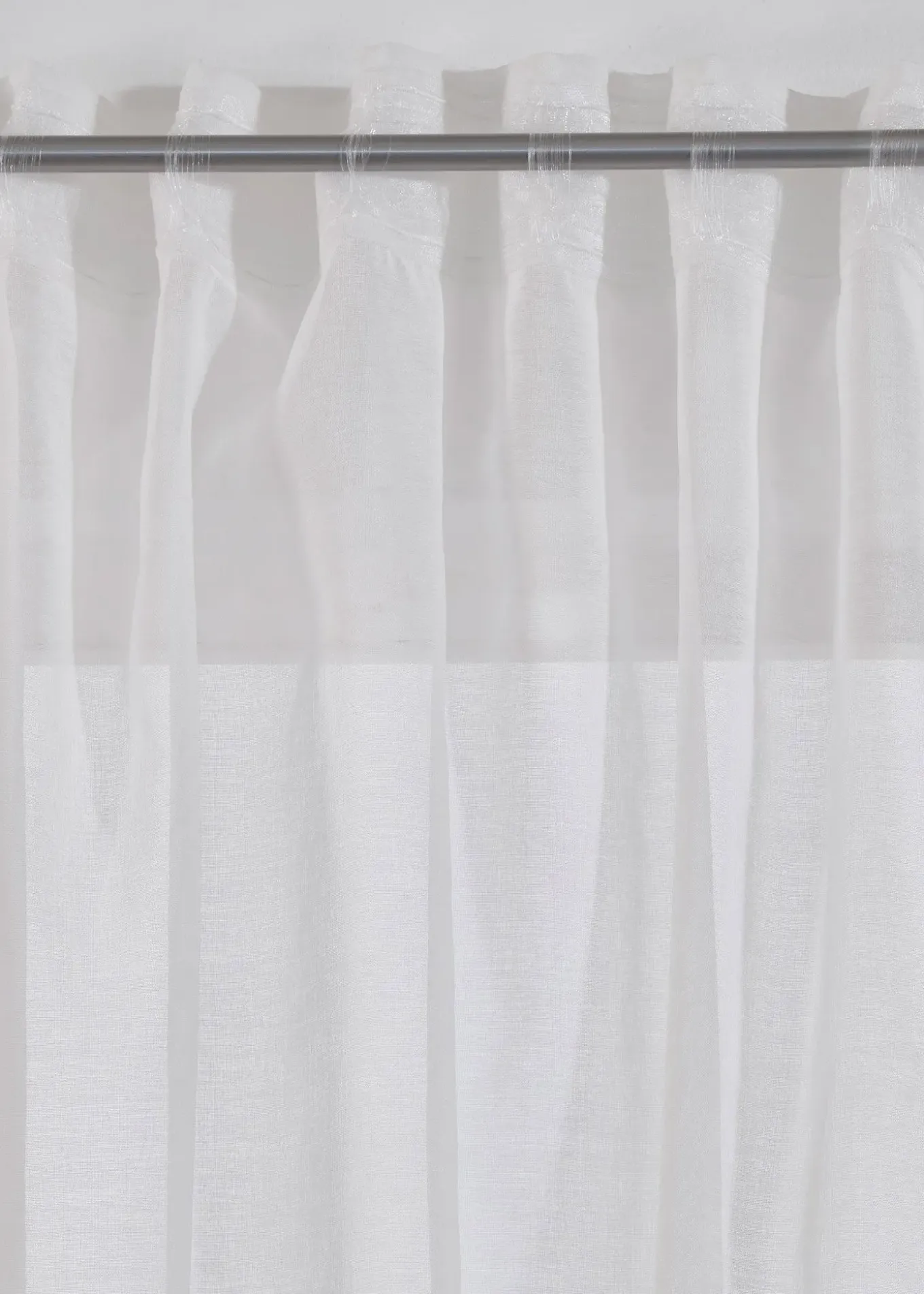 Voilage (1 pce.) à imprimé fleurs contenant du polyester recyclé