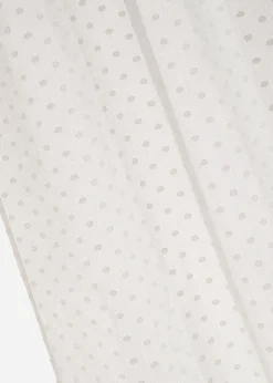 Voilage à pois jacquard (1 pce)