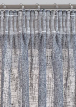 Voilage aspect lin (1 pce.)