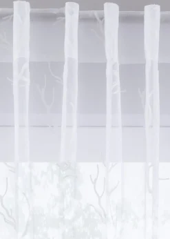 Voilage avec broderie (1 pce)