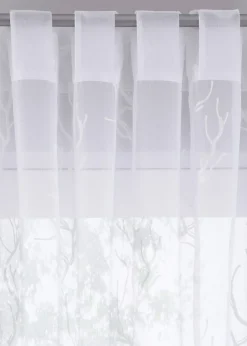 Voilage avec broderie (1 pce)