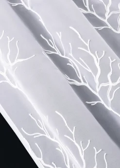 Voilage avec broderie (1 pce)