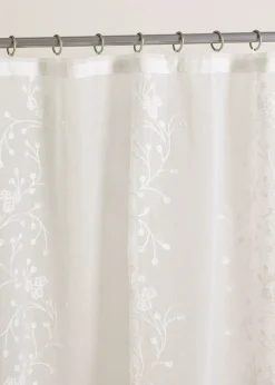 Voilage avec broderies (1 pce)