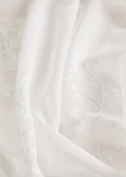 Voilage avec broderies (1 pce)