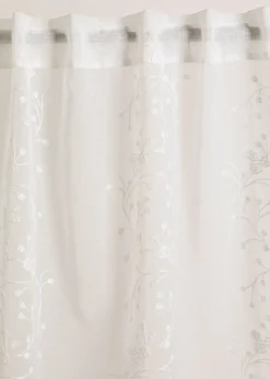 Voilage avec broderies (1 pce)