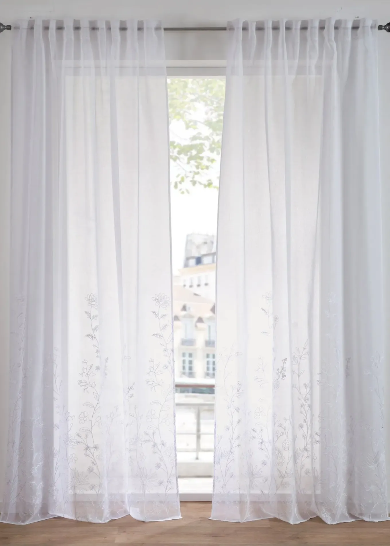 Voilage avec polyester recyclé (1 pce)