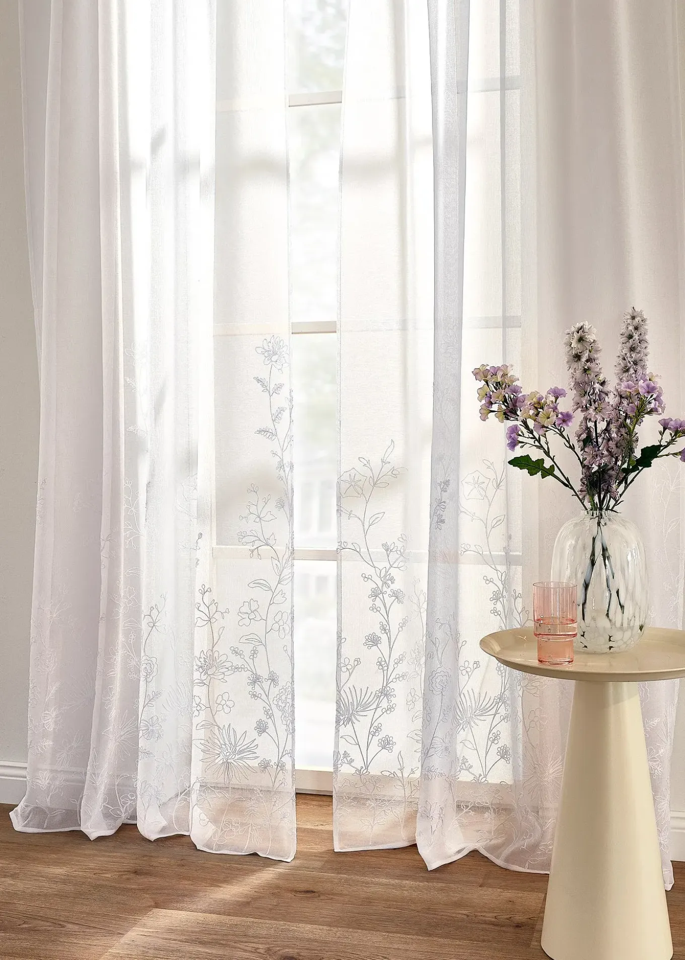 Voilage avec polyester recyclé (1 pce)