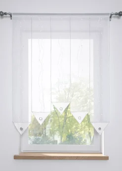 Voilage brodé en pointe (1 pce.)