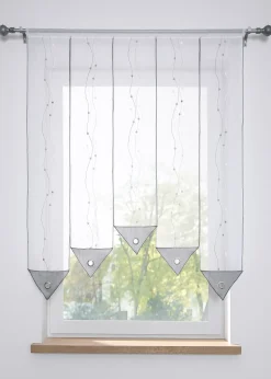 Voilage brodé en pointe (1 pce.)