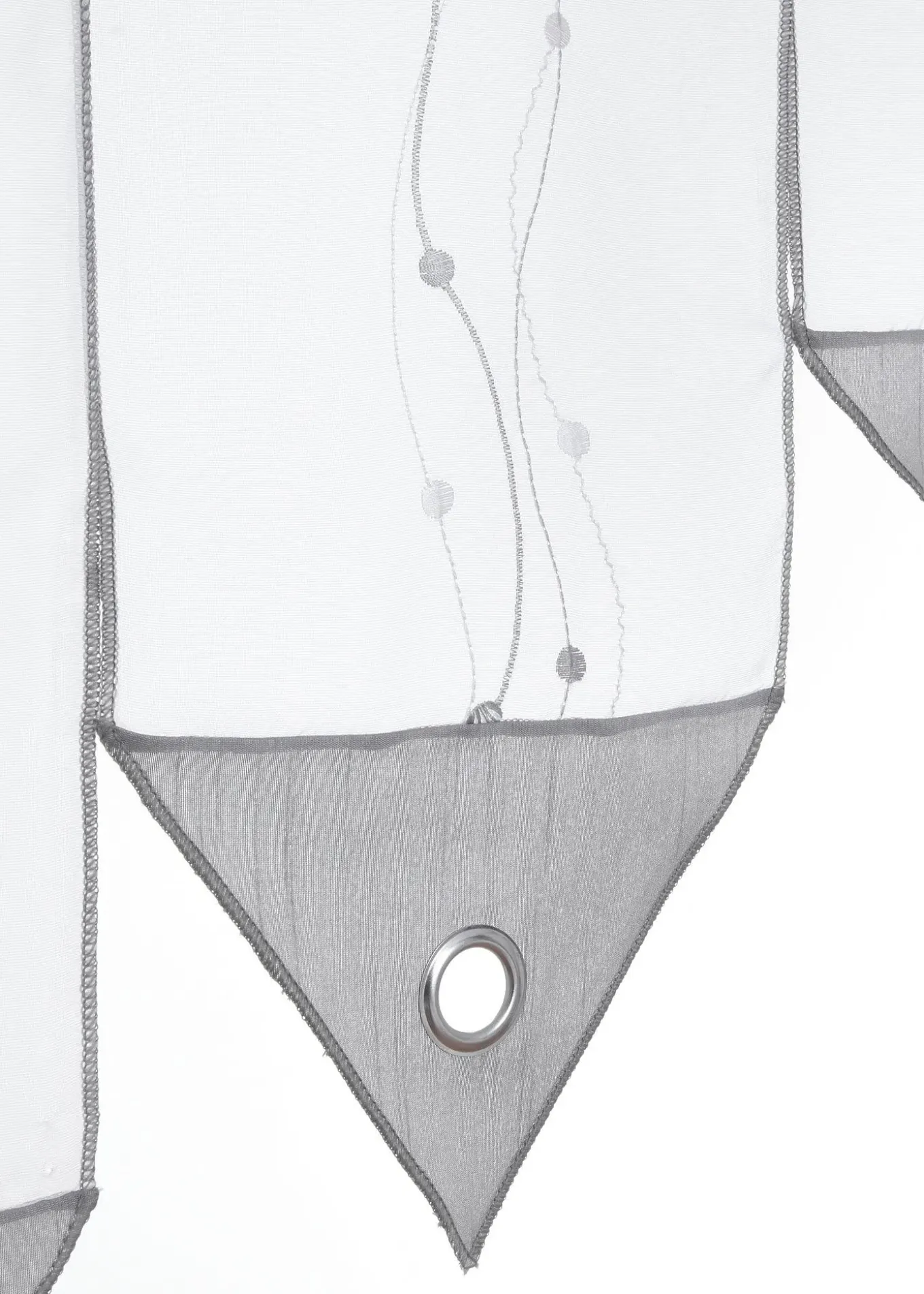 Voilage brodé en pointe (1 pce.)