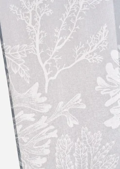 Voilage coulissant à imprimé floral (1 pce)