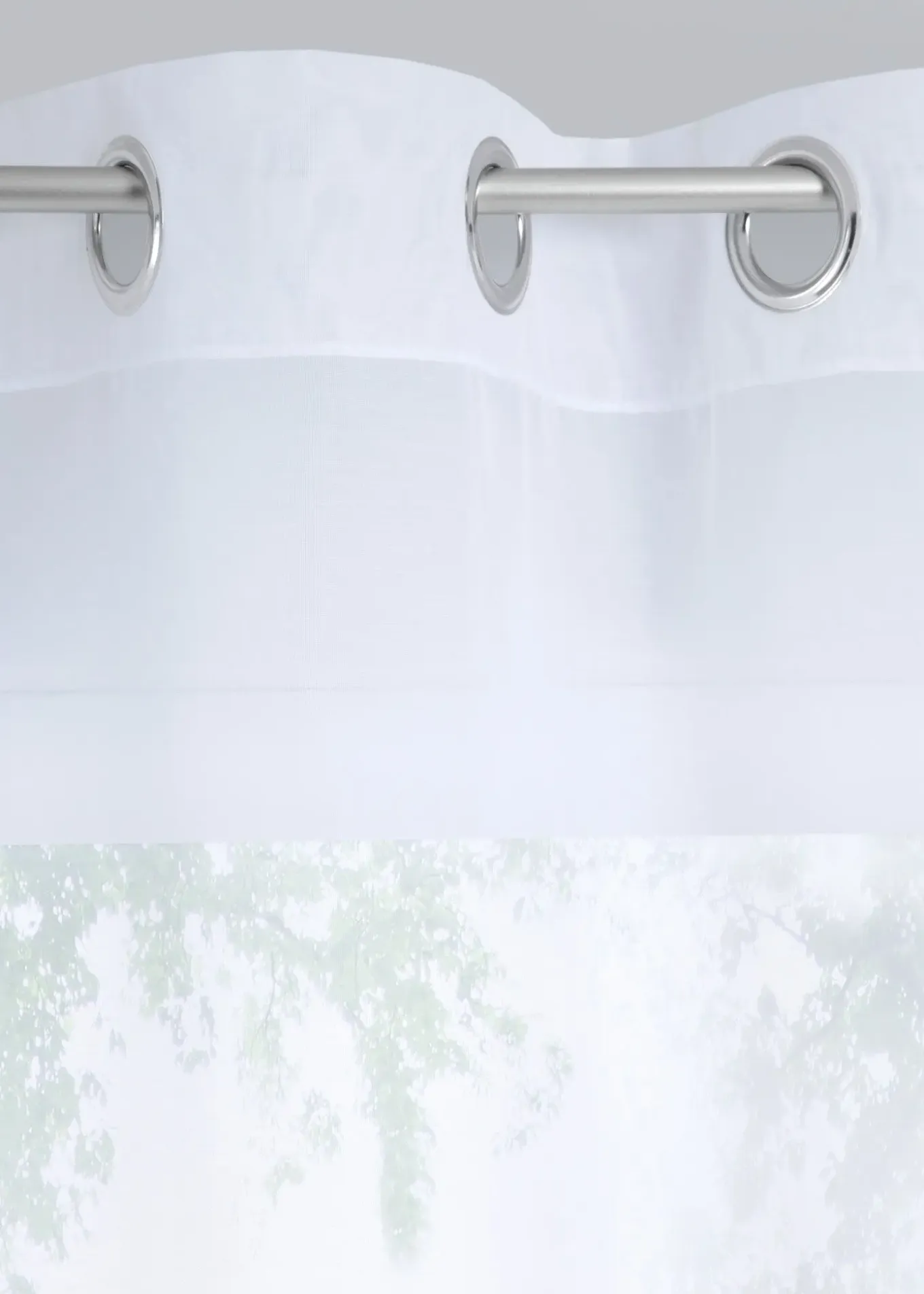 Voilage en batiste texturée (1 pce)