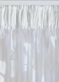 Voilage en dévoré (1 pce)