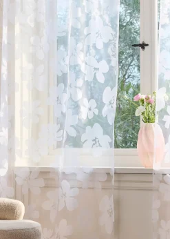 Voilage en dévoré (1 pce)