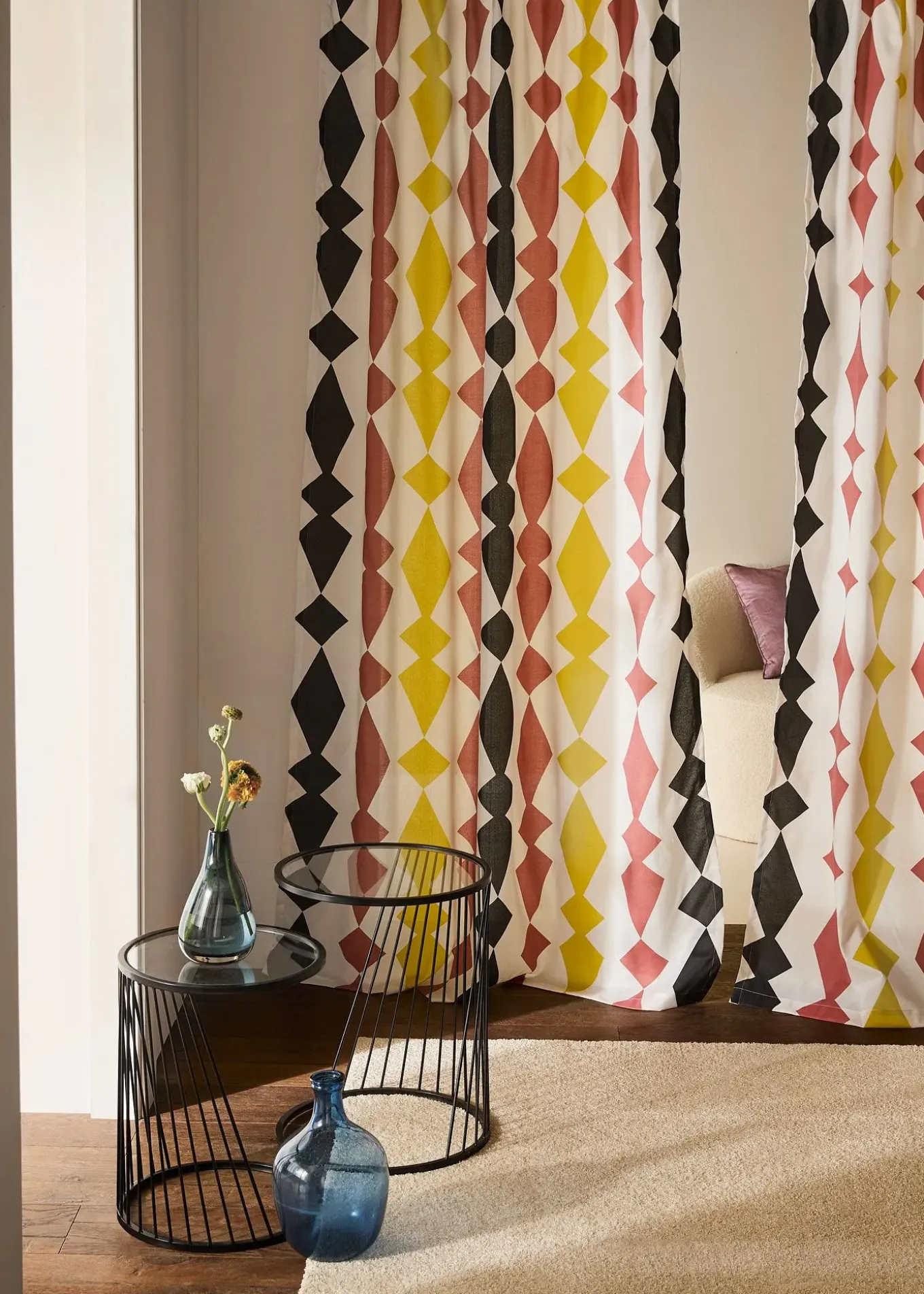 Voilage en polyester recyclé (1 pce)