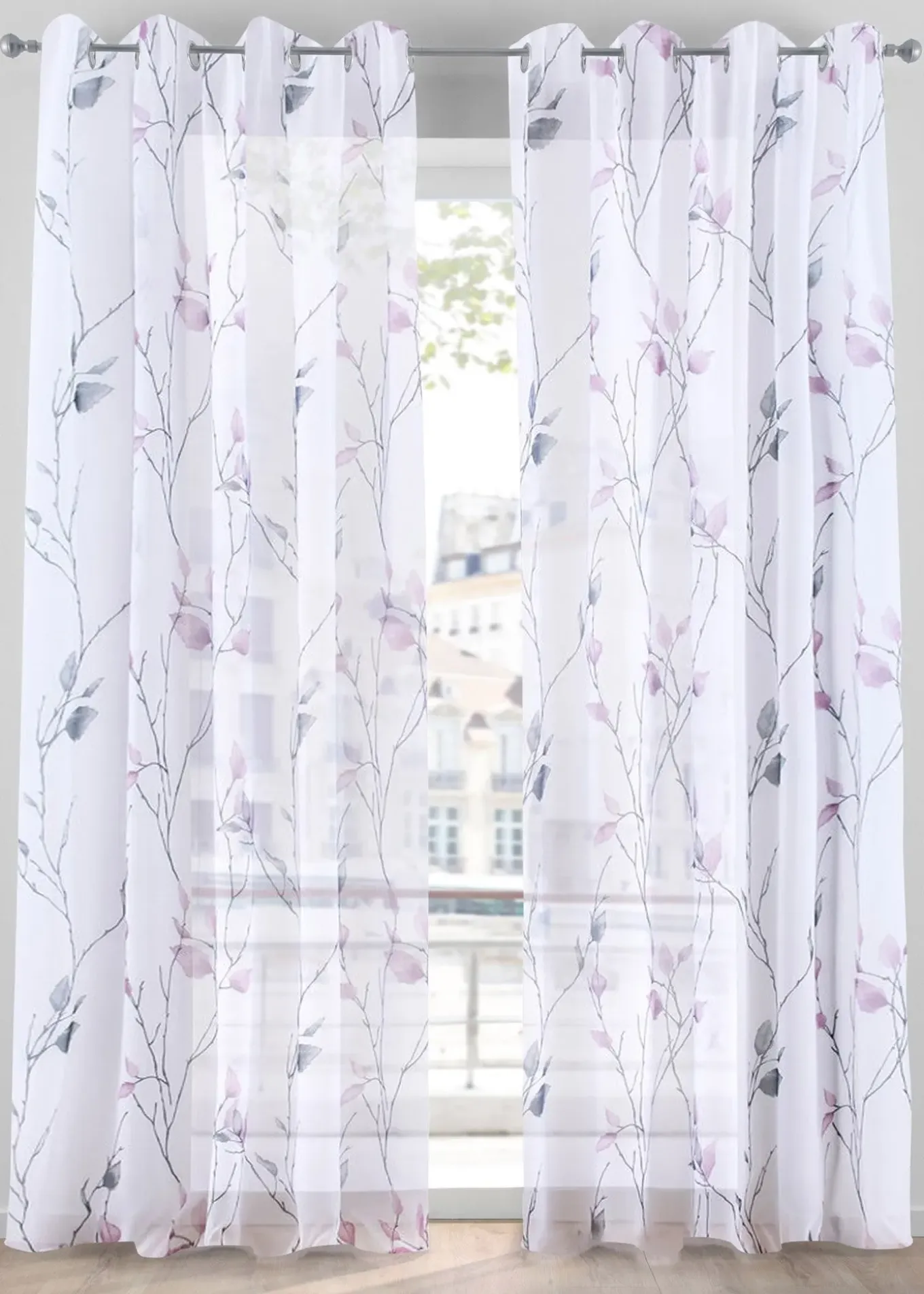 Voilage en tissu léger (1 pce)