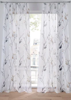 Voilage en tissu léger (1 pce)