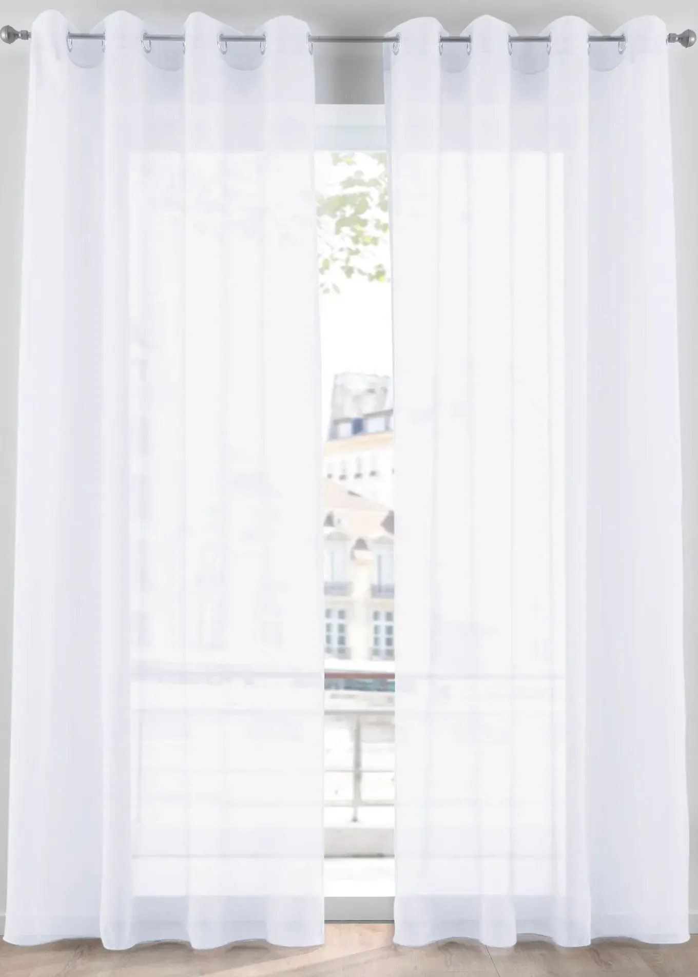 Voilage en tissu léger (1 pce)