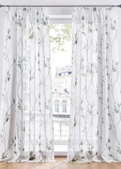 Voilage en tissu léger (1 pce)