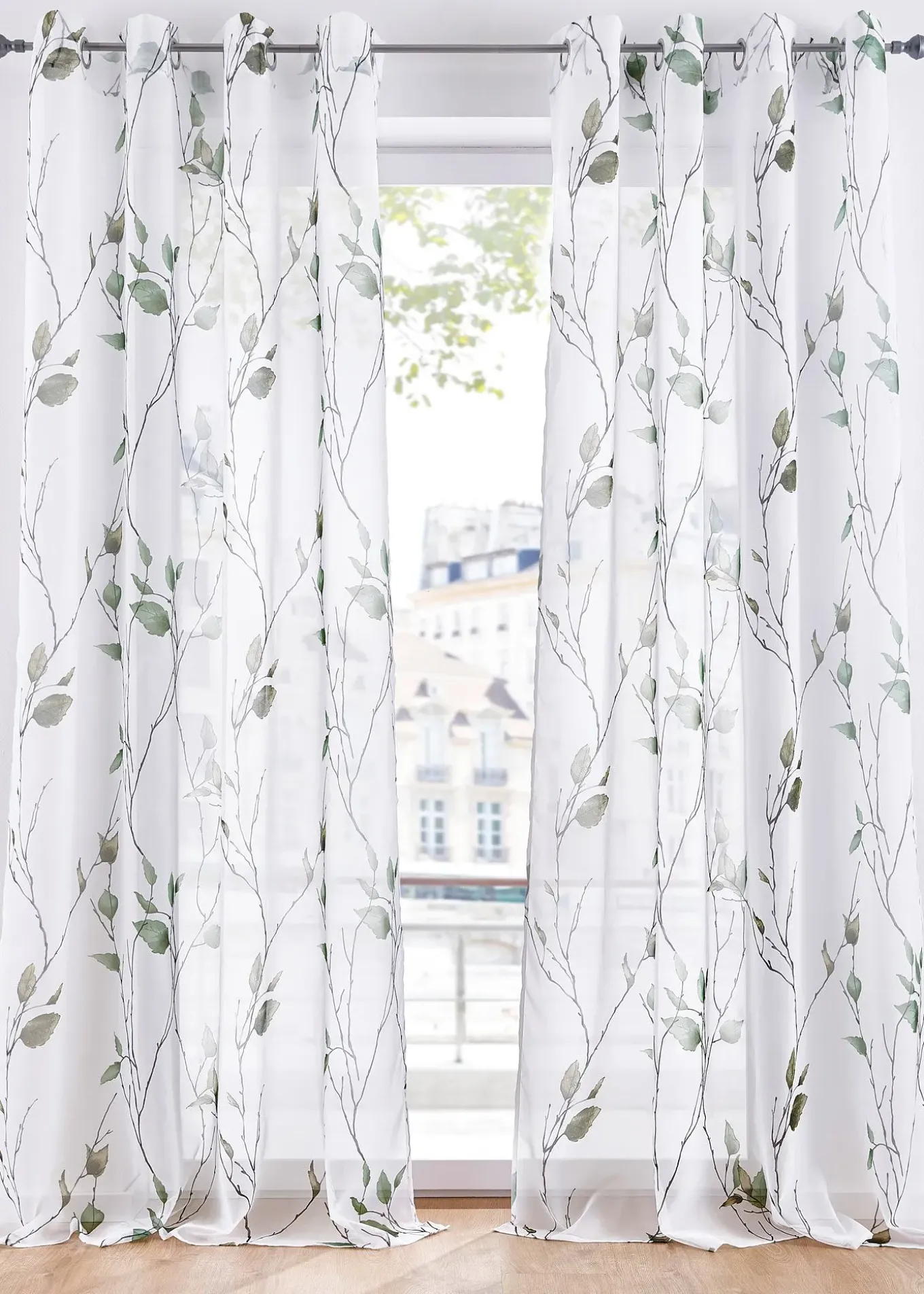 Voilage en tissu léger (1 pce)