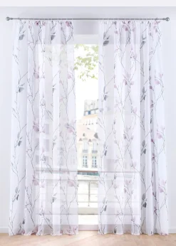 Voilage en tissu léger (1 pce)