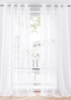 Voilage finement texturé (1 pce), aussi en XXL