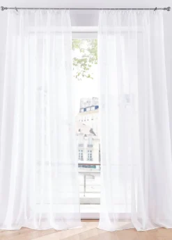 Voilage finement texturé (1 pce), aussi en XXL