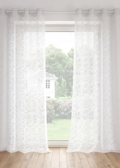 Voilage imprimé (1 pce)