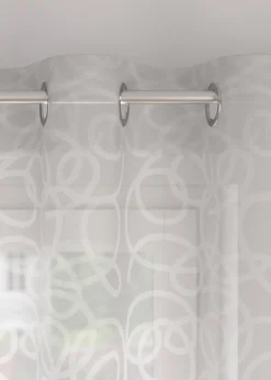 Voilage imprimé (1 pce)