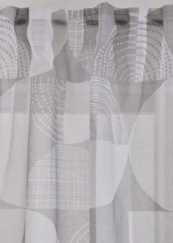 Voilage imprimé (1 pce) avec polyester recyclé