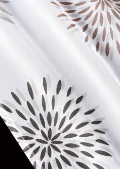 Voilage imprimé cercles (1 pce), aussi en XXL