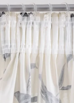 Voilage imprimé oiseau (1 pce.)