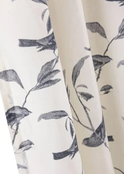 Voilage imprimé oiseau (1 pce.)