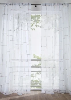 Voilage imprimé (1 pce)