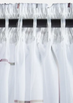 Voilage imprimé (1 pce)