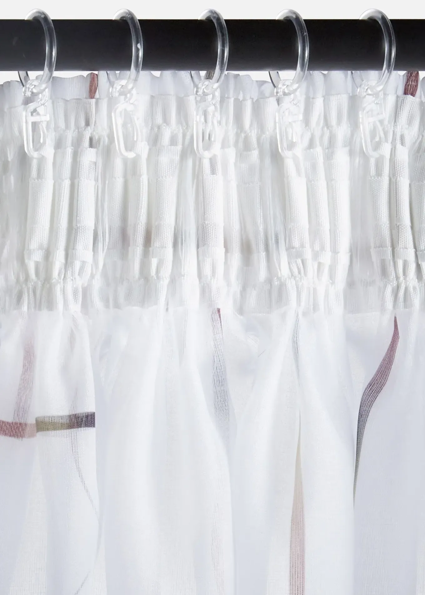 Voilage imprimé (1 pce)