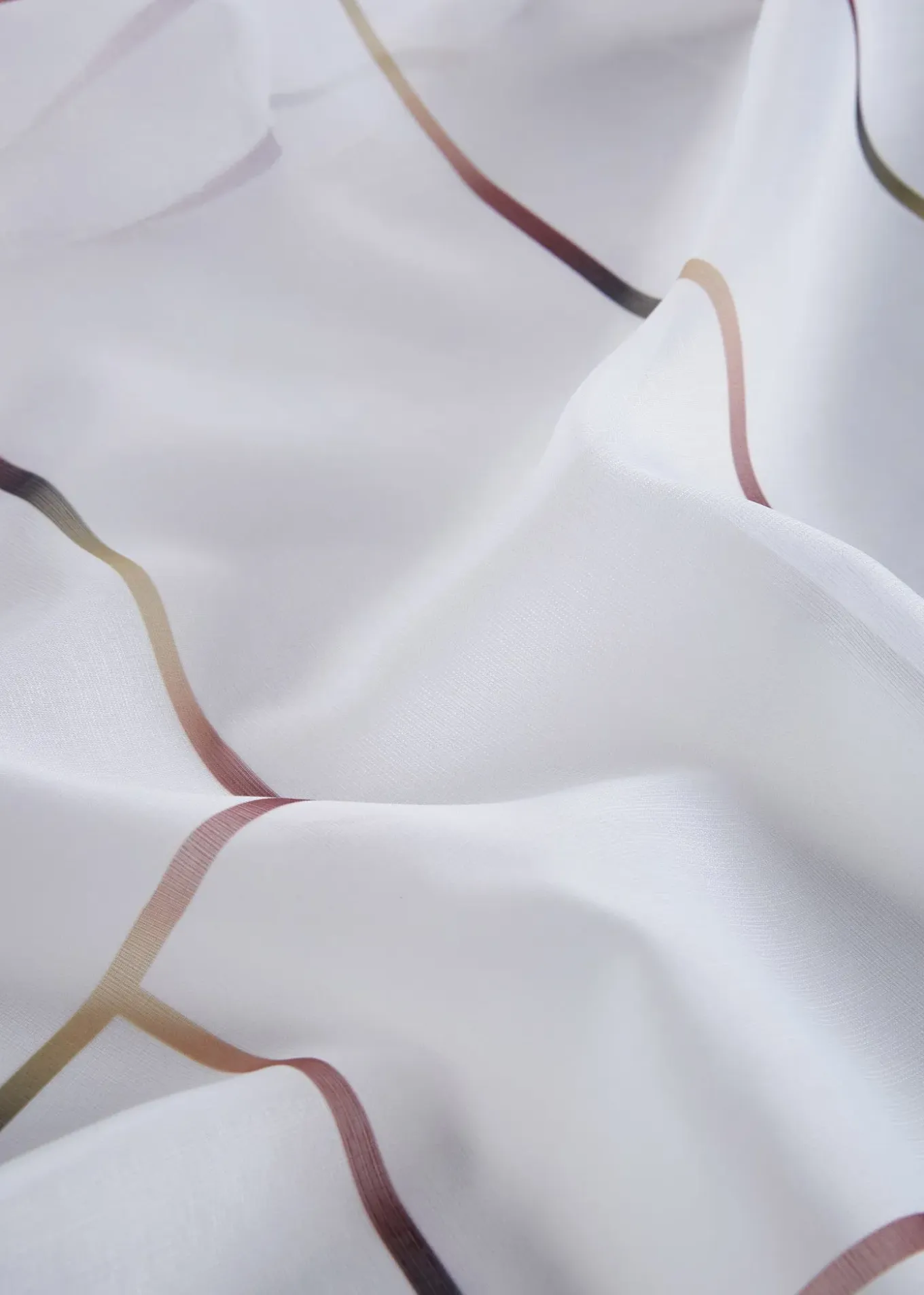 Voilage imprimé (1 pce)