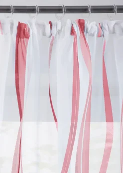 Voilage imprimé vagues (1 pce)