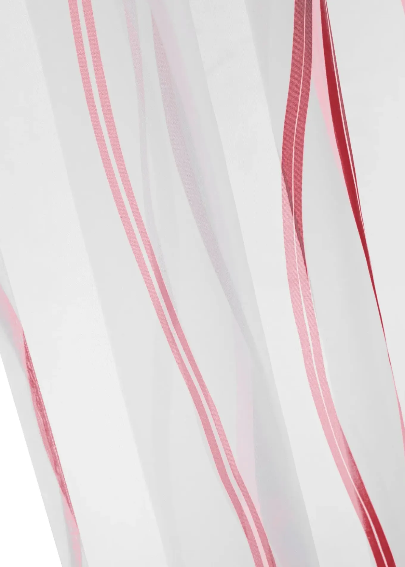 Voilage imprimé vagues (1 pce)