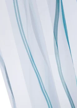 Voilage imprimé vagues (1 pce)