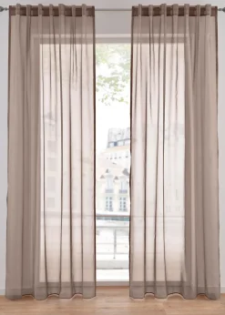 Voilage léger à pattes invisibles (1 pce)