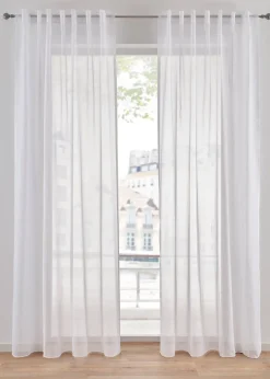 Voilage léger à pattes invisibles (1 pce)