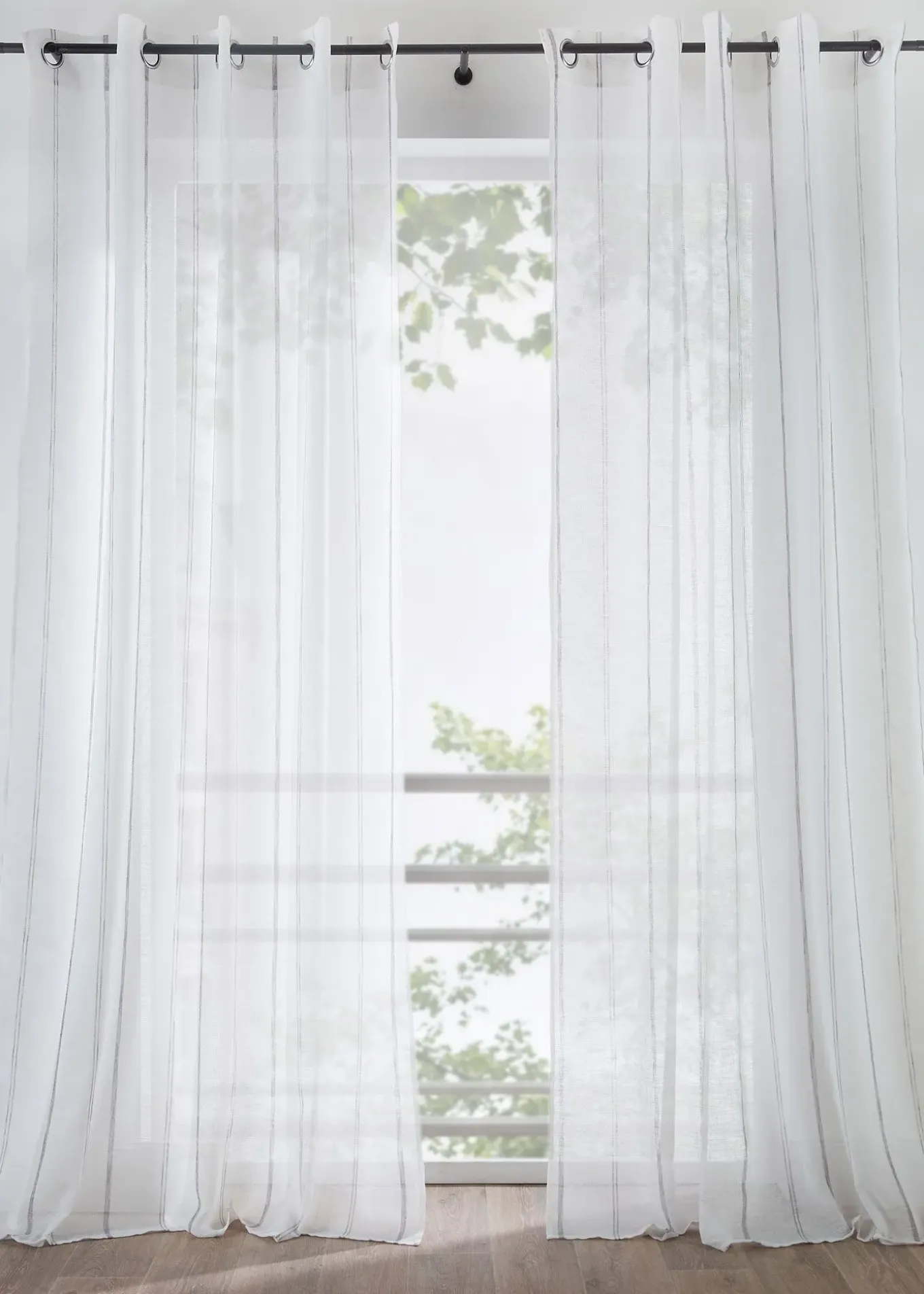 Voilage rayé (1 pce)