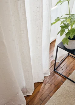 Voilage texturé (1 pce), nombreuses tailles