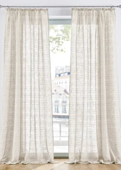 Voilage texturé (1 pce), nombreuses tailles