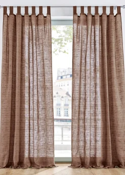 Voilage texturé (1 pce), nombreuses tailles