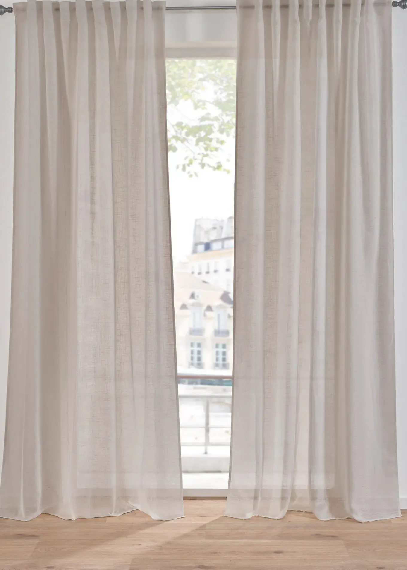 Voilage texturé (1 pce), aussi en extra long